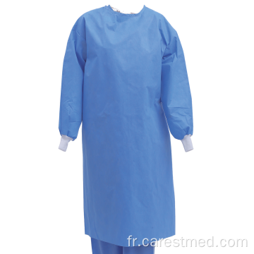 Blouse chirurgicale médicale jetable SMS 45-55GSM